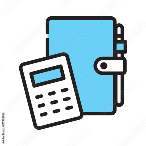 経理　ビジネス　手帳　計算