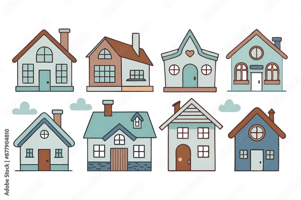 There are various kinds of houses included in this collection There are various kinds of houses included in this collection