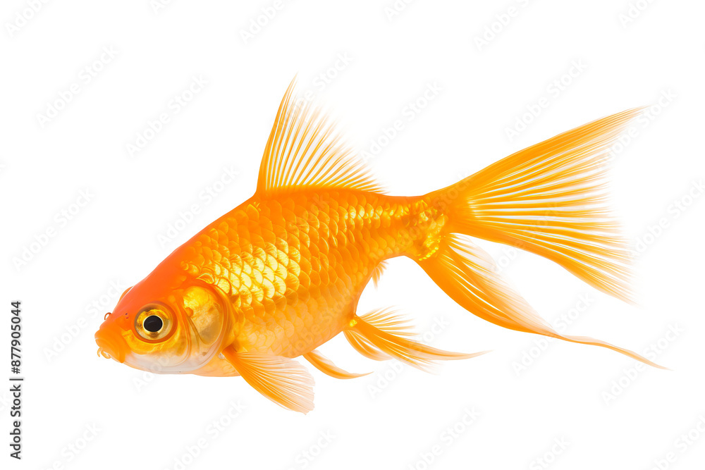 Goldfish PNG illustration with transparent background for aquatic-themed designs and creative projects Goldfish PNG illustration with transparent background for aquatic-themed designs and creative projects