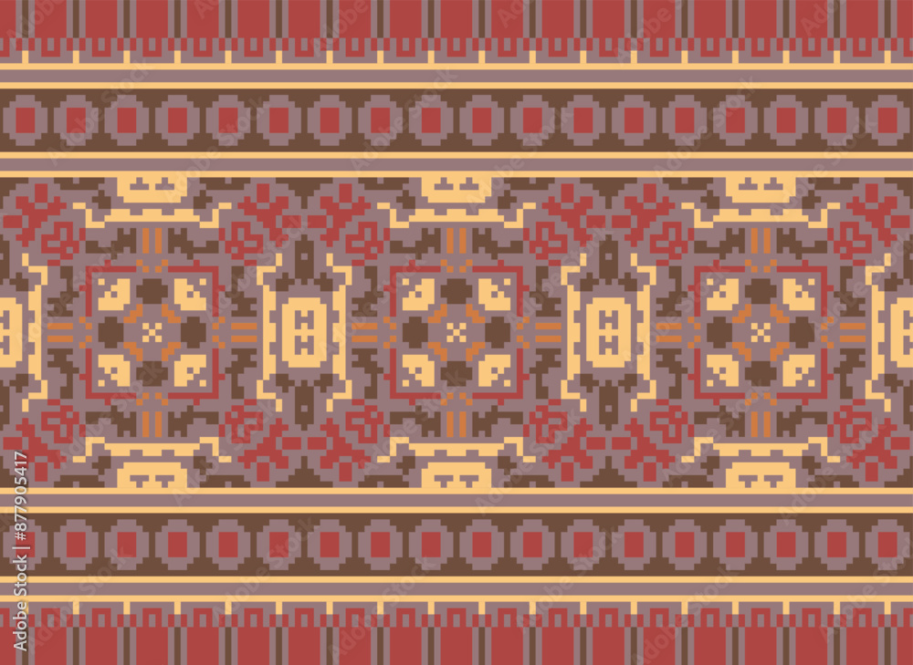 Digital motif textile ikat design retro baroque ethnic Mughal Background Texture stock photo · Brown leaves and flower on white ethnic ikat texture design.
Digital motif textile ikat design retro baroque ethnic Mughal Background Texture stock photo · Brown leaves and flower on white ethnic ikat texture design.
