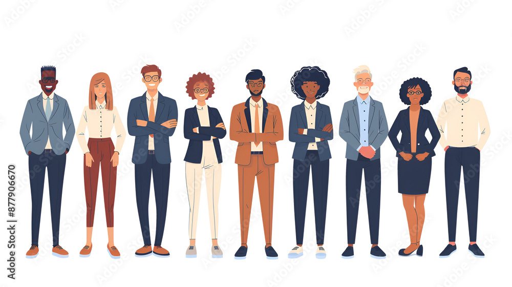 Diverse group of business people and entrepreneurs Diverse group of business people and entrepreneurs
