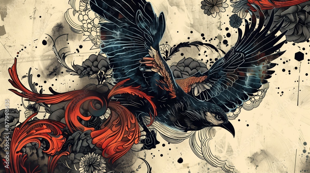 Hand-lettering and illustrations combine for a distinct, captivating design.