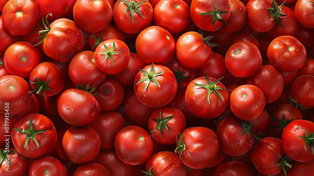 Closeup of red ripe tomatoes. Closeup of red ripe tomatoes.