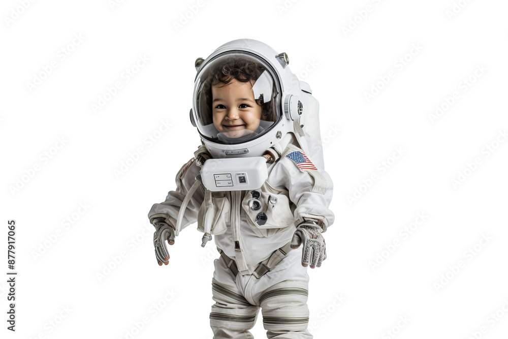 Little boy in astronaut suit with transparent background, PNG illustration for space-themed designs and projects Little boy in astronaut suit with transparent background, PNG illustration for space-themed designs and projects