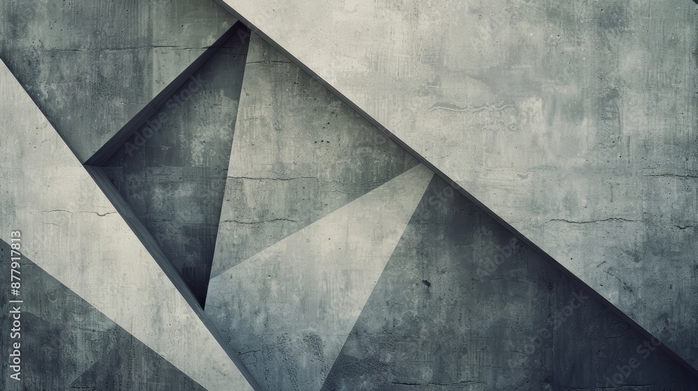 Modern Geometric Background for Presentation Design Generative AI Modern Geometric Background for Presentation Design Generative AI