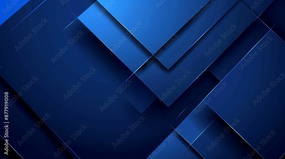 Geometric Blue Background for Design and Presentation Generative AI Geometric Blue Background for Design and Presentation Generative AI