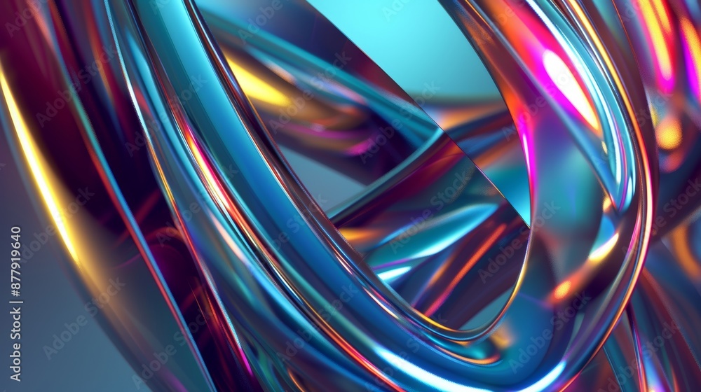 Futuristic Metallic Background for Tech and Sci-Fi Concepts Generative AI Futuristic Metallic Background for Tech and Sci-Fi Concepts Generative AI