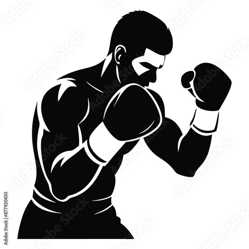 boxing poses vector, comprehensive and precise combat stance designs