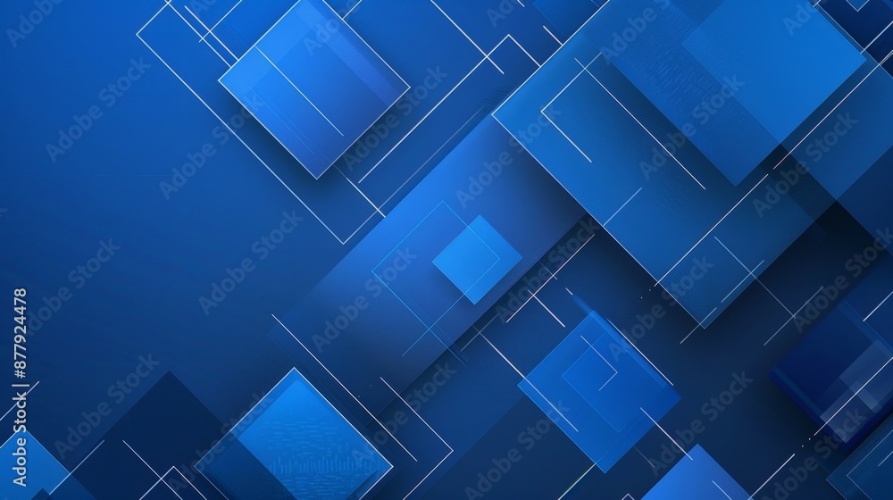 An abstract blue background featuring geometric shapes and lines in varying shades of blue, creating a modern feel An abstract blue background featuring geometric shapes and lines in varying shades of blue, creating a modern feel