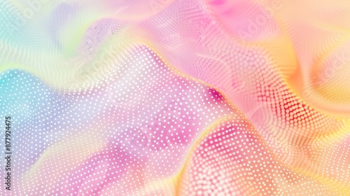 Vibrant Geometric Background for Modern Designs Generative AI