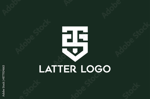 Creative Latter, monogram, business, company , T S logo design 