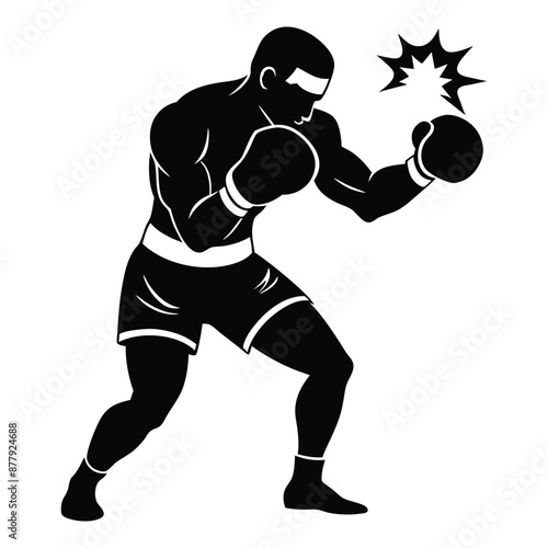boxing poses vector, comprehensive and precise combat stance designs