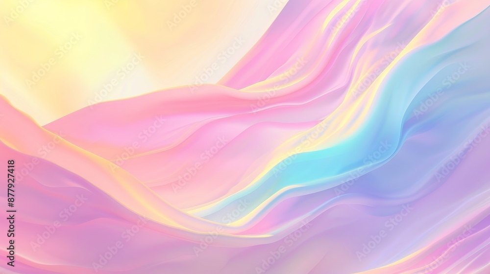 Vibrant Pastel Background for Modern Presentations Generative AI