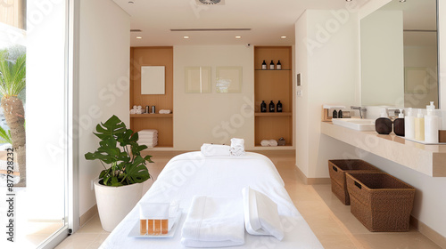 Natural ornament spa facility accommodation for comfort in lifestyle hotel