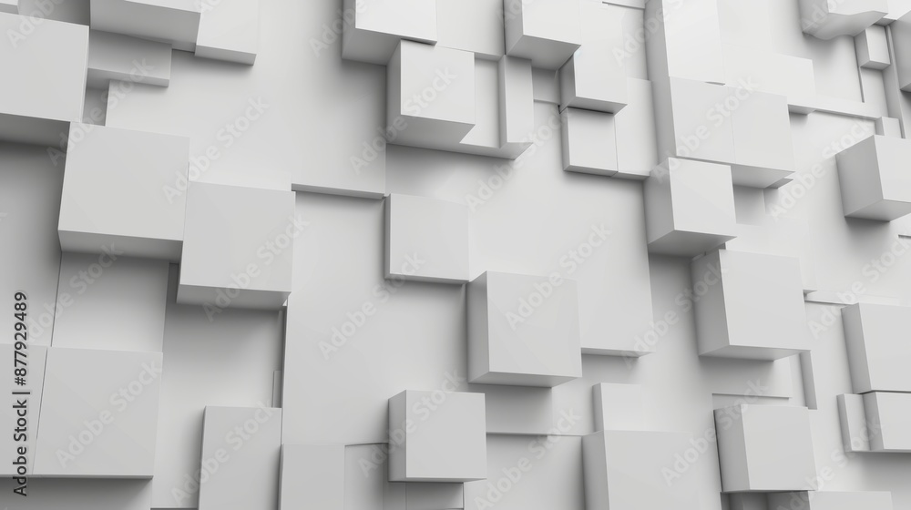 Modern Geometric Background for Tech Presentations Generative AI Modern Geometric Background for Tech Presentations Generative AI