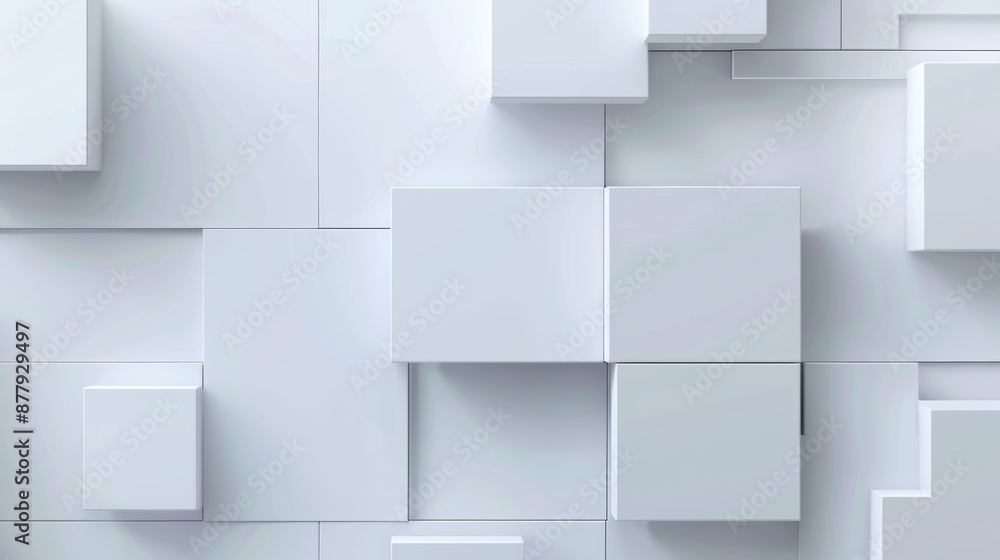 Modern Geometric Background for Tech Presentations Generative AI Modern Geometric Background for Tech Presentations Generative AI