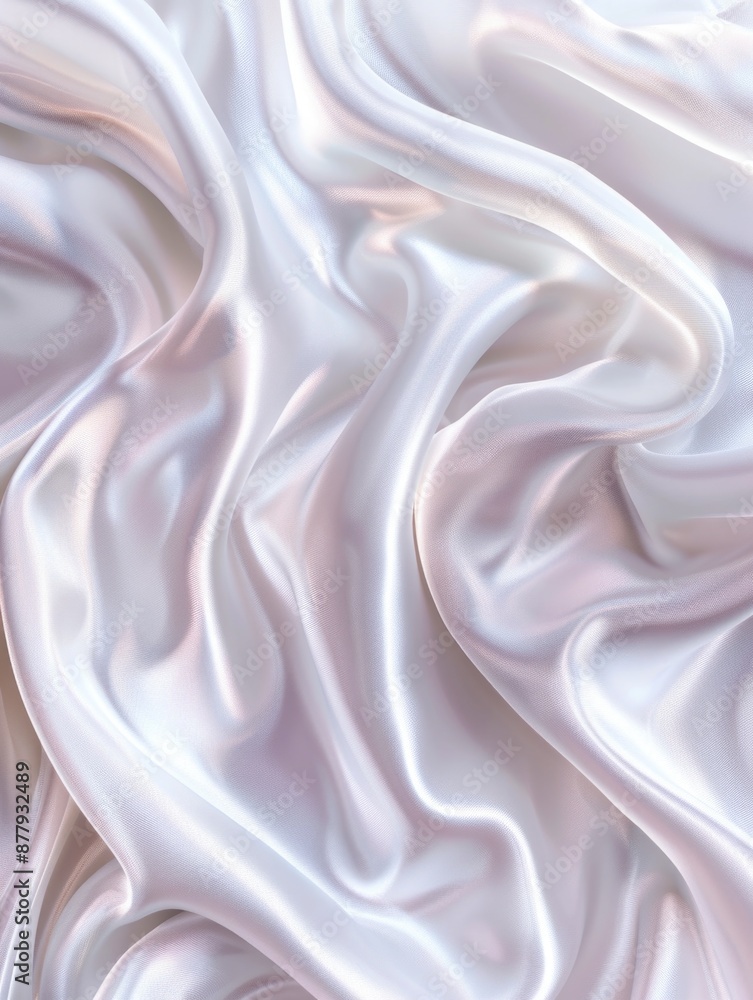 Fototapeta premium A detailed view of a white fabric with texture and weave visible