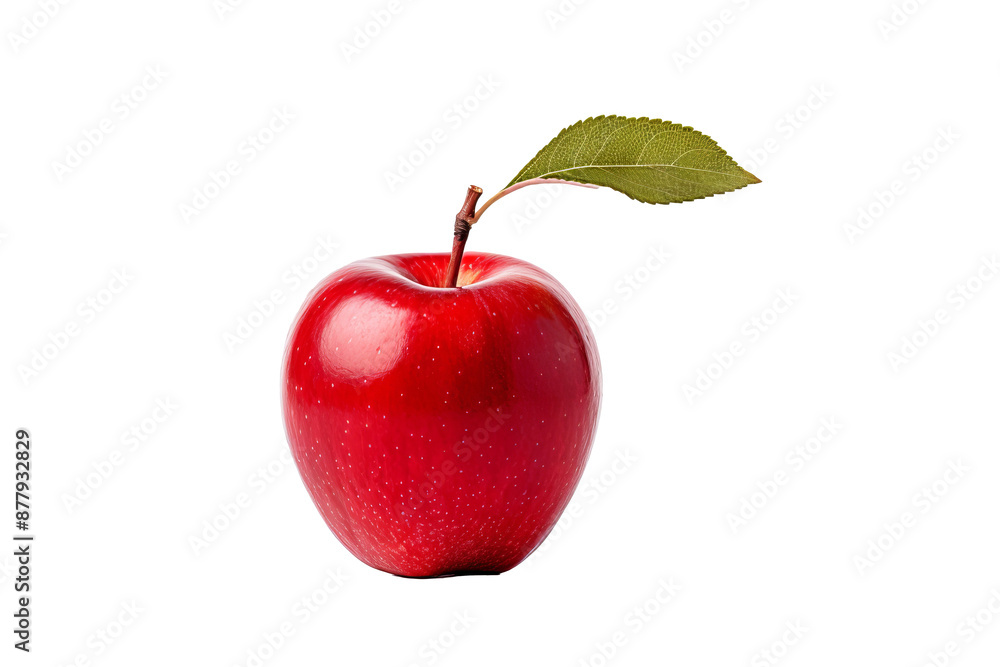 Red apple with stem isolated on transparent background, high-quality PNG illustration for digital art, food design, and educational projects, featuring fresh and vibrant color, perfect for graphic de Red apple with stem isolated on transparent background, high-quality PNG illustration for digital art, food design, and educational projects, featuring fresh and vibrant color, perfect for graphic de