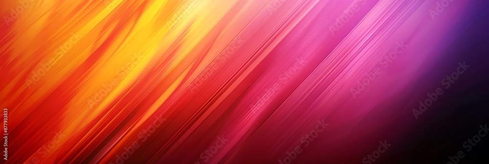Abstract Background with Diagonal Stripes in Red, Orange, Yellow, and Purple Abstract Background with Diagonal Stripes in Red, Orange, Yellow, and Purple