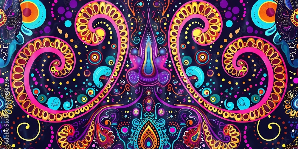 Abstract Colorful Swirls and Patterns Illustration Abstract Colorful Swirls and Patterns Illustration