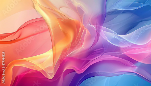 Wallpaper Mural Modern colorful wallpaper abstract background soft colors  Torontodigital.ca