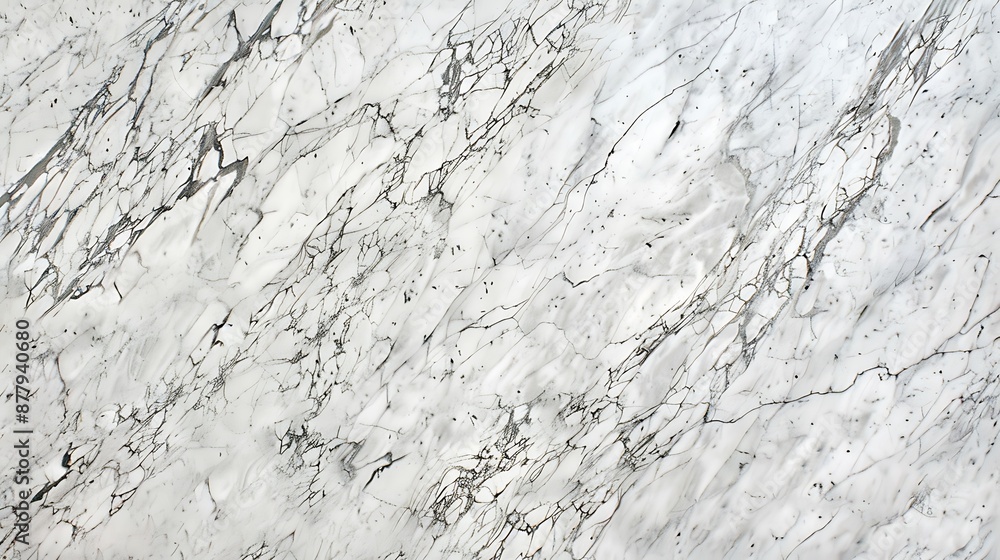 Elegant White Marble with Subtle Gray Streaks and Organic Patterns Elegant White Marble with Subtle Gray Streaks and Organic Patterns