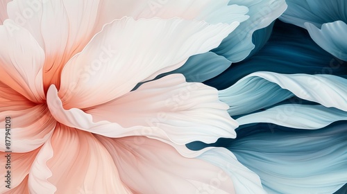 Wallpaper Mural Watercolor depiction of a close-up on a canvas with intricate details, showing the skill and creativity involved in creating stunning artwork Torontodigital.ca