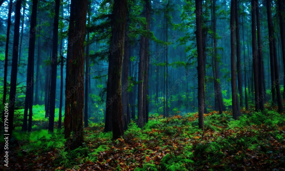 Obraz premium forest in the morning