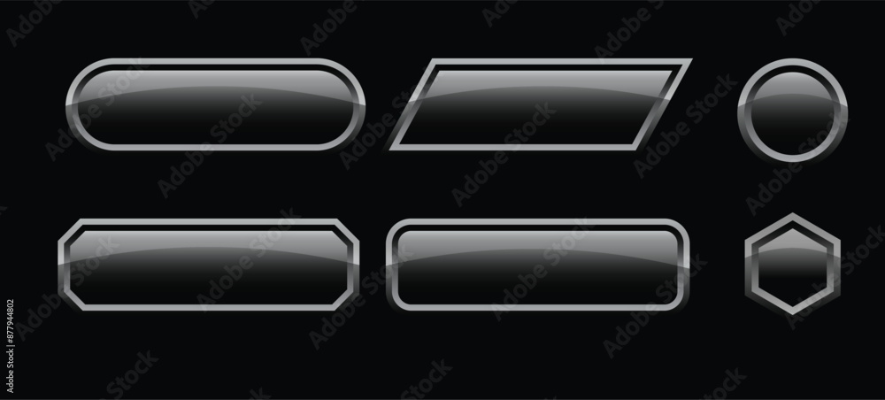 web menu button design, black, dark web menu button design, black, dark