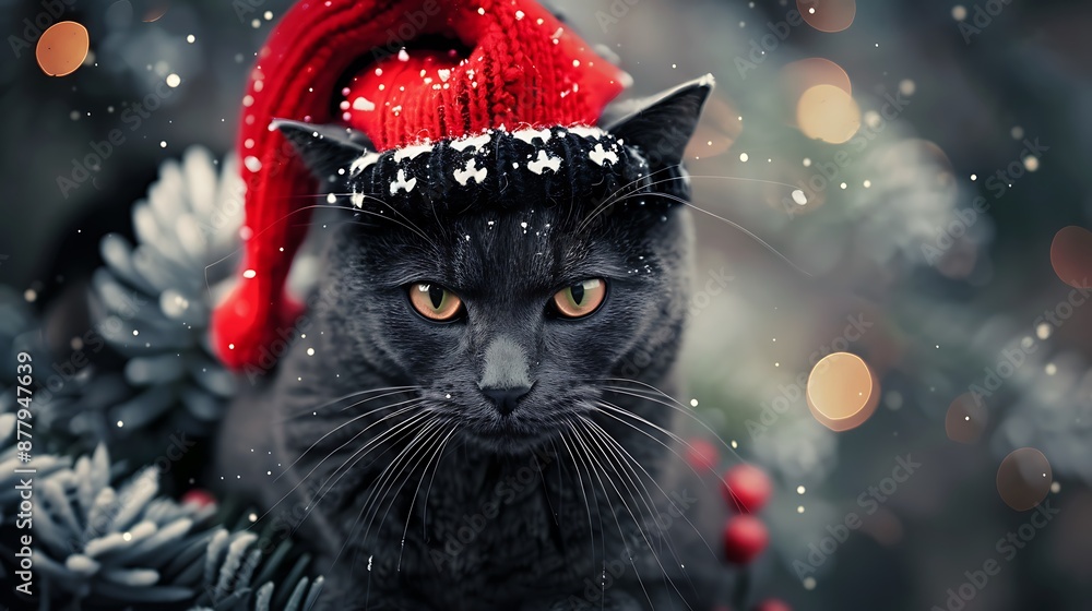 Christmas cat