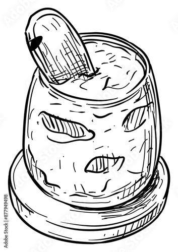 jelly handdrawn illustration
