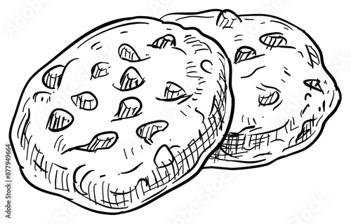 cookies handdrawn illustration