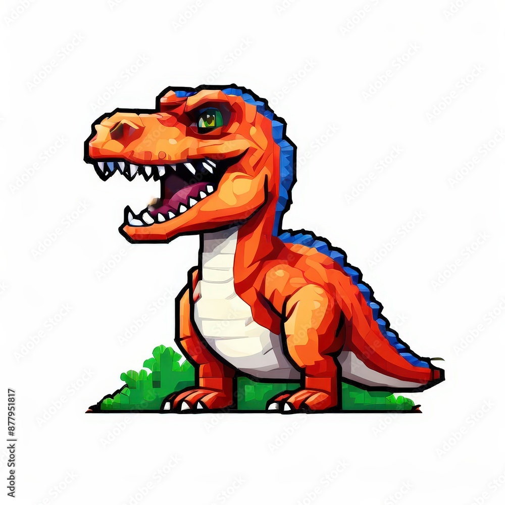 Obraz premium the AI Image Generator, dinosaur head