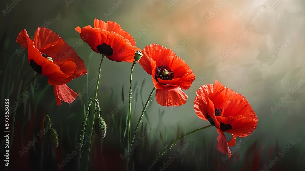 Obraz premium escholtzias or poppies