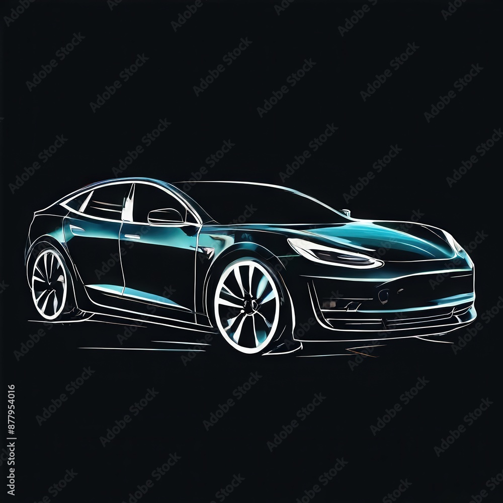 an ai generated image, hyper sports car an ai generated image, hyper sports car