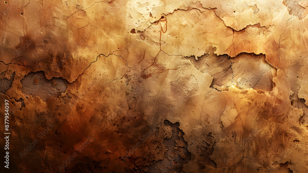 Cracked Brown Wall Texture Background Cracked Brown Wall Texture Background