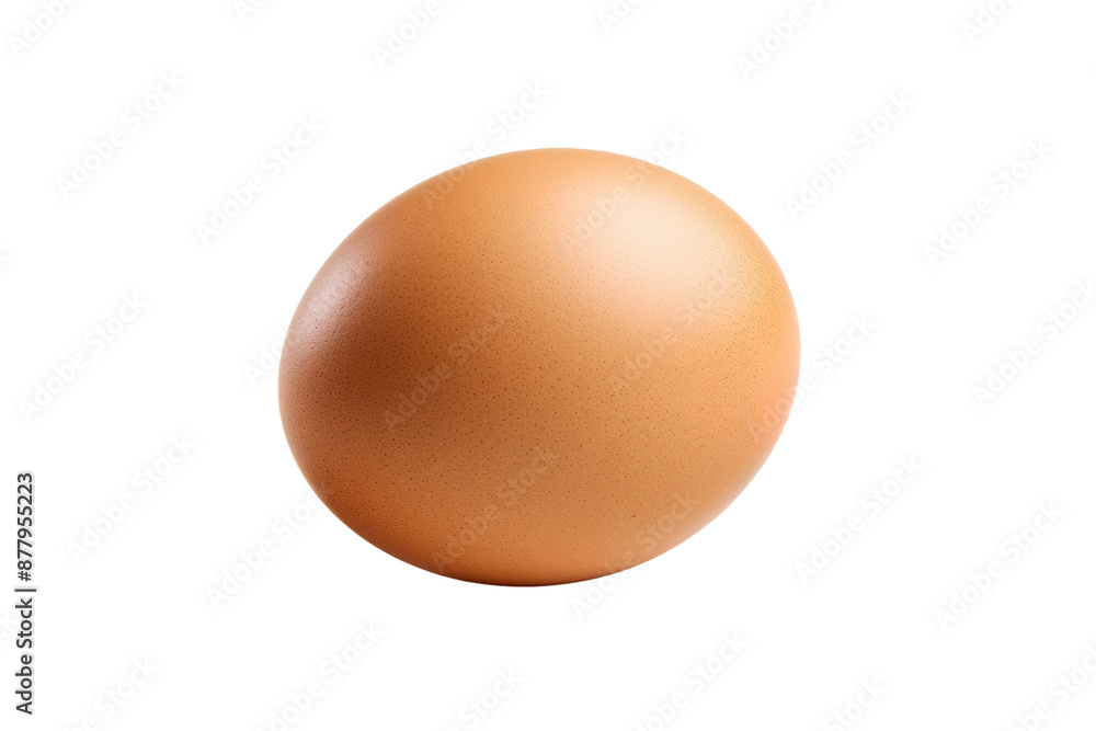 A Single Brown Egg Isolated Against a White Background on a White or Clear Surface PNG Transparent Background A Single Brown Egg Isolated Against a White Background on a White or Clear Surface PNG Transparent Background