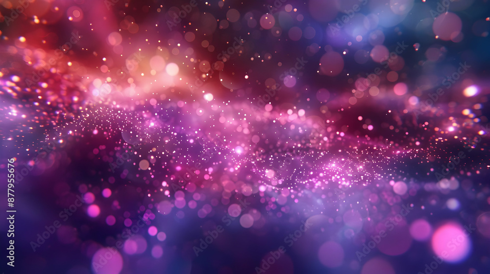Abstract Background with Pink and Purple Glitter Abstract Background with Pink and Purple Glitter