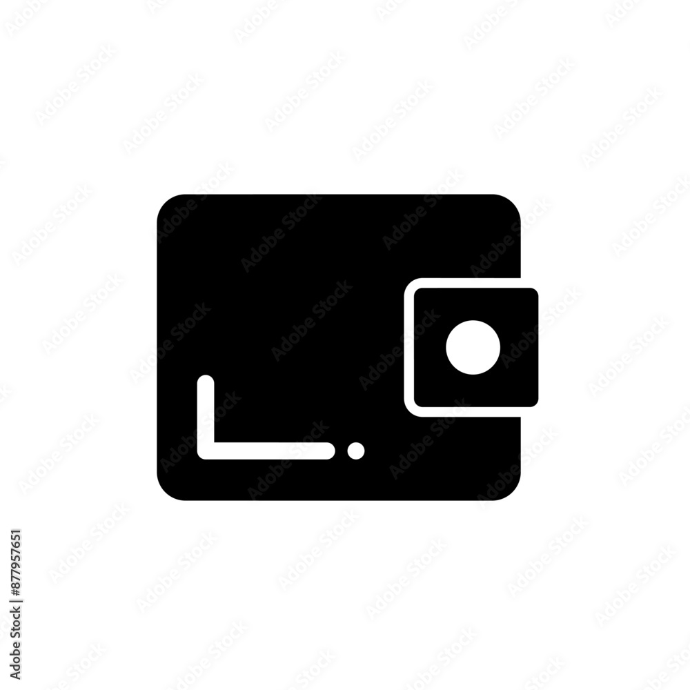 wallet design icon in trendy flat style isolated on white background. wallet design icon in trendy flat style isolated on white background.