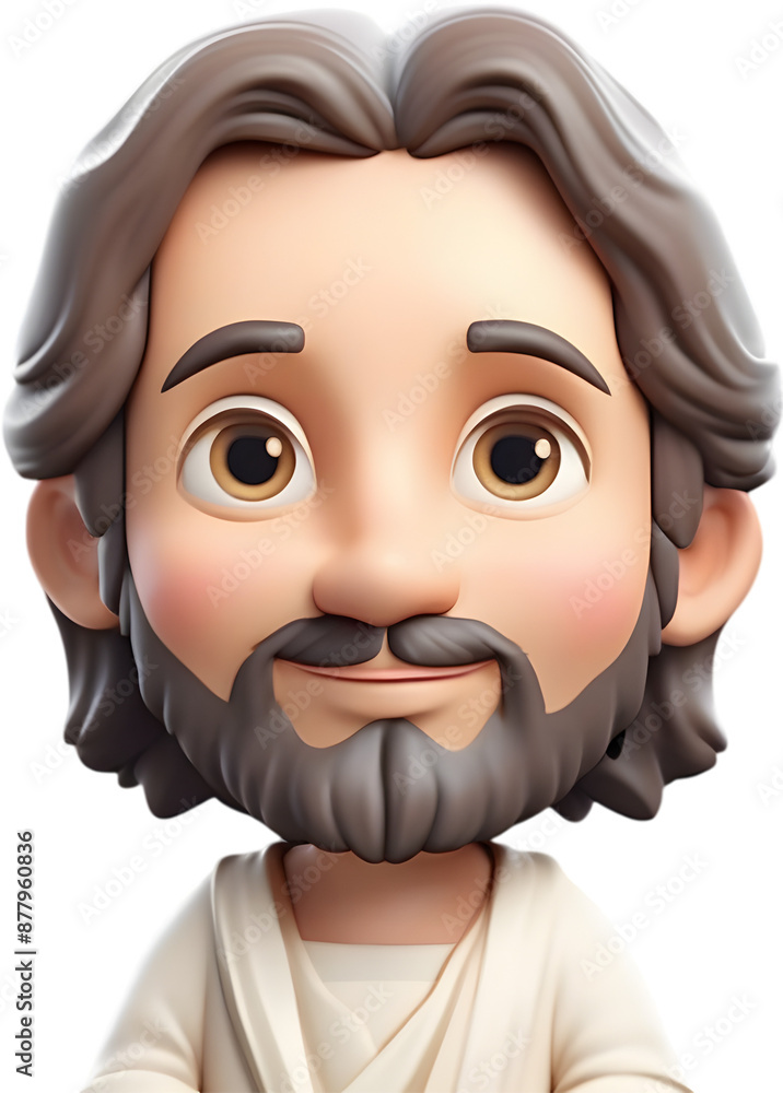 Cute cartoon Peter, one of Jesus’ apostles. Cute cartoon Peter, one of Jesus’ apostles.