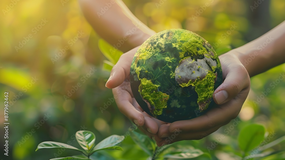 hands holding a earth background,generative ai hands holding a earth background,generative ai