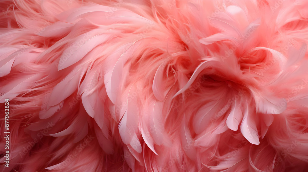 Pink Feathers Texture Background Pink Feathers Texture Background