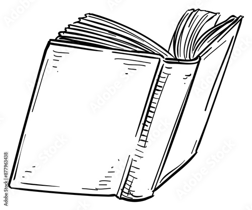 books handdrawn illustration