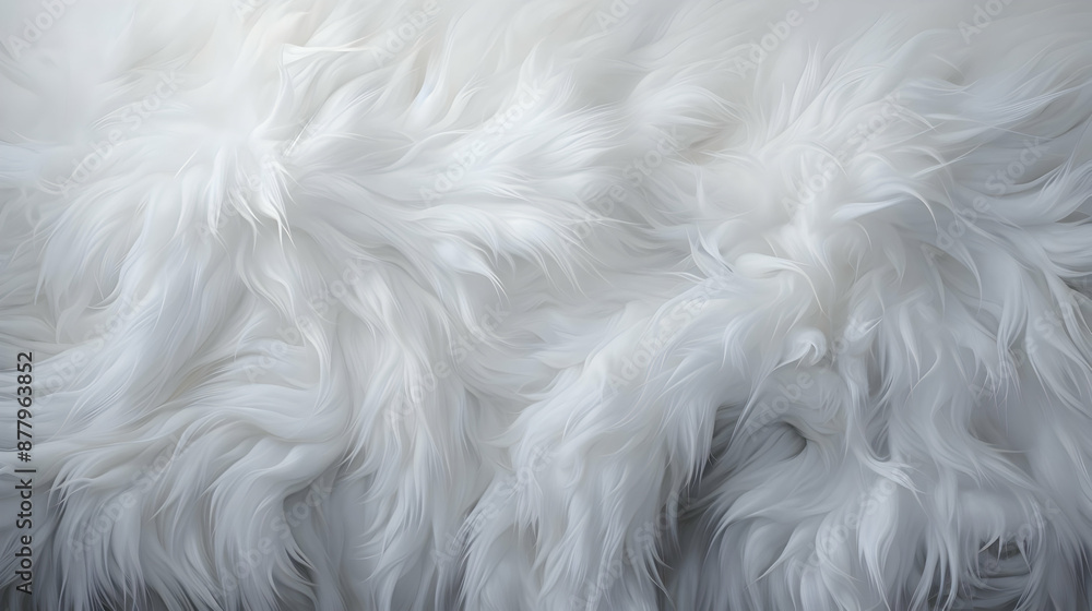 Abstract White Fur Background Abstract White Fur Background
