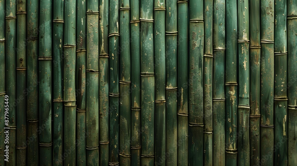 Close-Up of Bamboo Stems, Green Natural Bamboo Texture, Vertical Bamboo Background
Close-Up of Bamboo Stems, Green Natural Bamboo Texture, Vertical Bamboo Background