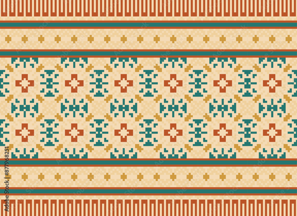 Pixel Tribal seamless patterns. Seamless African modern art patterns. Vector Ikat ethnic seamless pattern design. Aztec fabric carpet mandala. Pixel Tribal seamless patterns. Seamless African modern art patterns. Vector Ikat ethnic seamless pattern design. Aztec fabric carpet mandala.