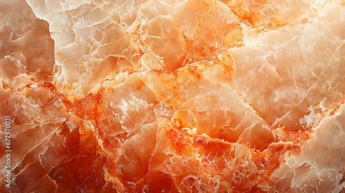Orange Onyx Marble Texture Background