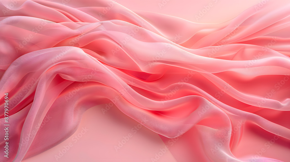 Fototapeta premium Background with flowing cloth. soft. Product presentation. luxury mockup 3d render advertisement copy space mockup. event jewellery