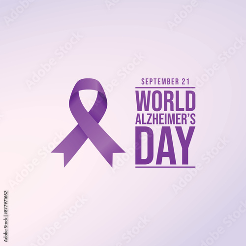 vector graphic of World Alzheimers Day ideal for World Alzheimers Day celebration.