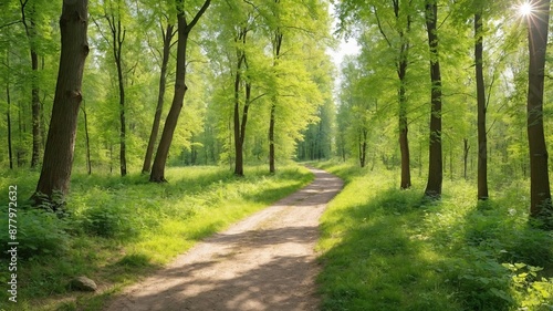 Peaceful Forest Scene